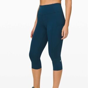 Lululemon Fast and Free High-Rise Crop II *Non-Reflective Nulux